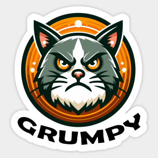 GRUMPY Sticker